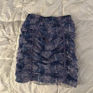 Oh polly floral mini skirt